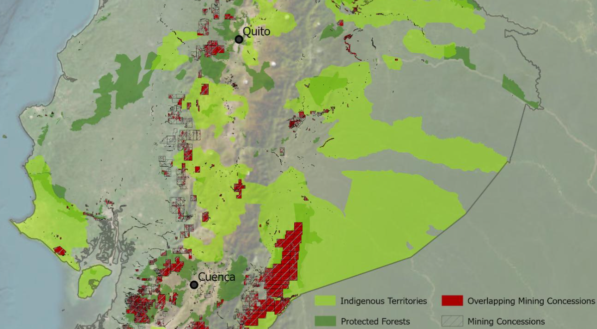 overlying mining concessions
